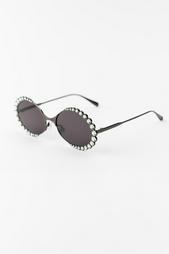 OVAL DIAMANTÉ SUNGLASSES