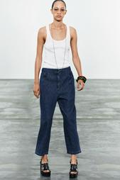 ZW COLLECTION BARREL MID-RISE JEANS