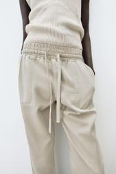 ZW COLLECTION PYJAMA-STYLE JOGGERS