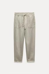 ZW COLLECTION PYJAMA-STYLE JOGGERS