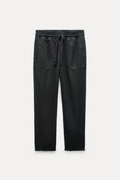 ZW COLLECTION PYJAMA-STYLE JOGGERS