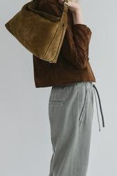 ZW COLLECTION PYJAMA-STYLE JOGGERS