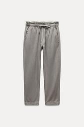 ZW COLLECTION PYJAMA-STYLE JOGGERS