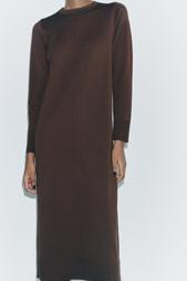 LONG PLAIN KNIT DRESS