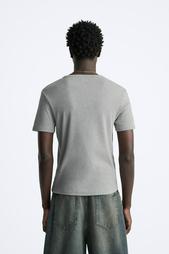 BASIC RIBBED T-SHIRT