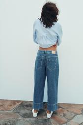 Z1975 WIDE-LEG HIGH-WAIST CROPPED JEANS