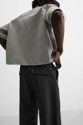 FLARED TROUSERS WITH SEAM DETAILS