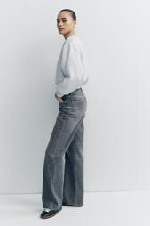 TRF WIDE-LEG HIGH-WAIST JEANS