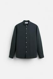 CREASED-EFFECT COTTON SHIRT