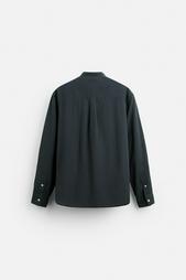 CREASED-EFFECT COTTON SHIRT