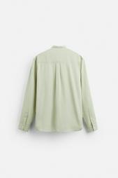 CREASED-EFFECT COTTON SHIRT