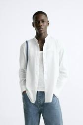 CREASED-EFFECT COTTON SHIRT