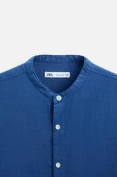 CREASED-EFFECT COTTON SHIRT