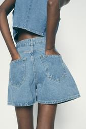 Z1975 DENIM BERMUDA SHORTS WITH DARTS