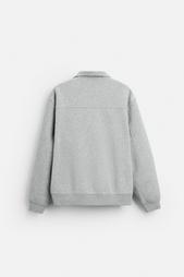 BASIC QUARTER ZIP SWEATSHIRT