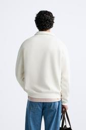 BASIC QUARTER ZIP SWEATSHIRT