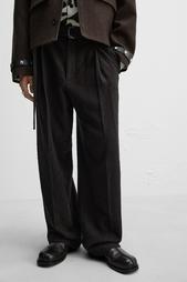 NANUSHKA X ZARA BELTED PLEAT-FRONT TROUSERS