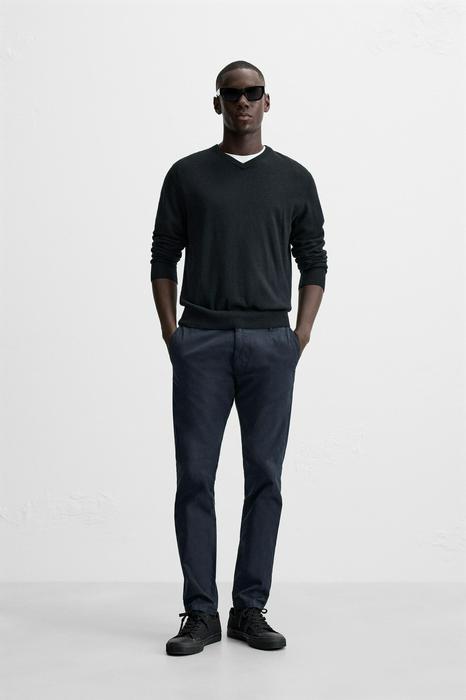 SKINNY FIT CHINOS