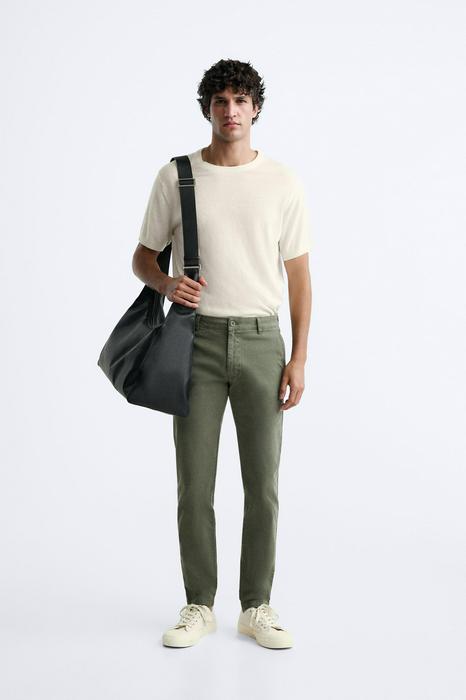 SKINNY FIT CHINOS