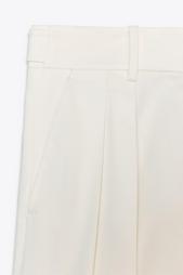 ZW COLLECTION TWILL DARTED TROUSERS
