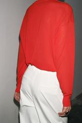 ZW COLLECTION TWILL DARTED TROUSERS