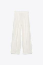 ZW COLLECTION TWILL DARTED TROUSERS
