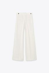 ZW COLLECTION TWILL DARTED TROUSERS