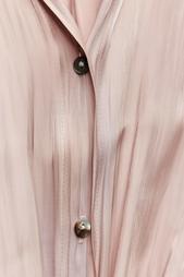 SATIN SHIRT WITH KNOT