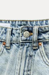 TRF MID-RISE DENIM BERMUDA SHORTS