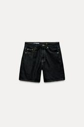 TRF MID-RISE DENIM BERMUDA SHORTS