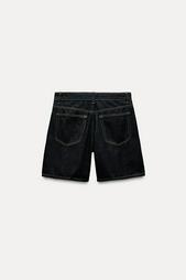 TRF MID-RISE DENIM BERMUDA SHORTS