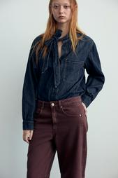 RELAXED BALLOON MID-WAIST TRF JEANS