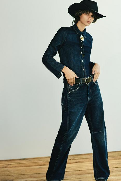 RELAXED BALLOON MID-WAIST TRF JEANS