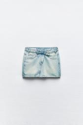 DENIM TRF MINI SKIRT