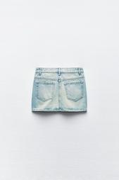 DENIM TRF MINI SKIRT