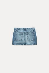 DENIM TRF MINI SKIRT