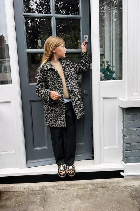 LONG ANIMAL PRINT COAT