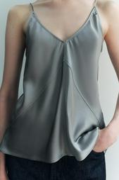 ZW COLLECTION SATIN CAMISOLE TOP