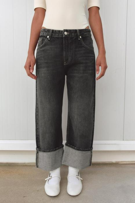 TRF STRAIGHT-LEG MID-RISE JEANS