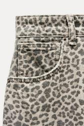 ZW COLLECTION BALLOON-FIT ANIMAL PRINT JEANS