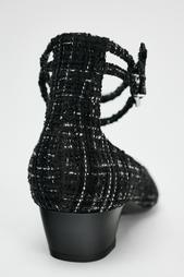 FABRIC HIGH-HEEL SHOES