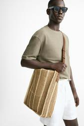 WOVEN SHOPPER BAG