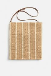 WOVEN SHOPPER BAG