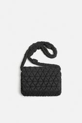 QUILTED NYLON CROSSBODY BAG