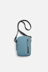 RUBBERISED CROSSBODY BAG