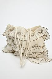 EMBROIDERED FABRIC BAG