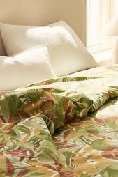 LEAF PRINT DUVET COVER