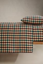 CHECK FLANNEL DUVET COVER