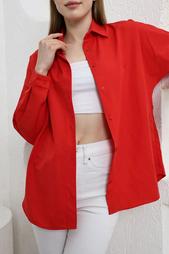 YLZ OVERSİZE KADIN GÖMLEK - Oversize Uzun Basic Gö