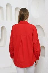 YLZ OVERSİZE KADIN GÖMLEK - Oversize Uzun Basic Gö